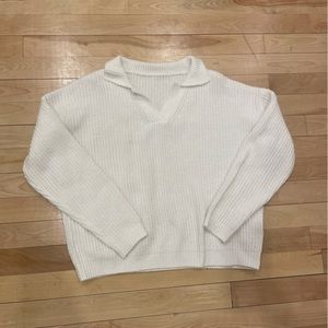 Knit Collared Sweater